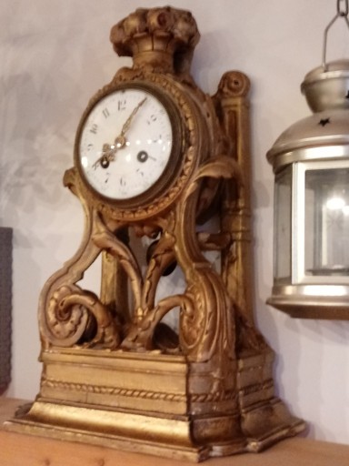 Zdjęcie oferty: Zegar kominkowy drewno wiedeńczyk