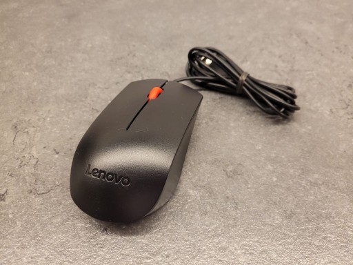 Zdjęcie oferty: Lenovo SM-8823 czarna otyczna mysz USB przewodwa