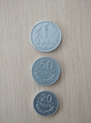 Zdjęcie oferty: 1 zł, 50 gr,20 gr, 1978 r
