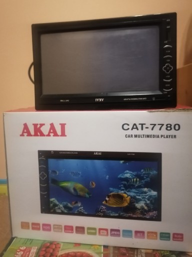 Zdjęcie oferty: AKAI CAT7780 Radio samochodowe 2DIN DVD USB SD AUX