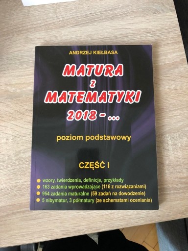 Zdjęcie oferty: Matura z matematyki 2018-... Poziom Podstawowy. 