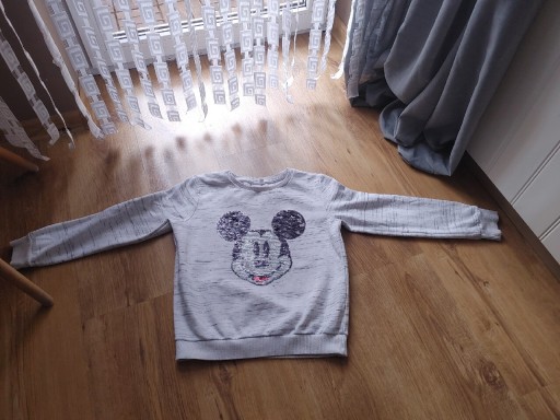 Zdjęcie oferty: Disney bluza szara MyszkaMiki cekiny obrot.146bdb-