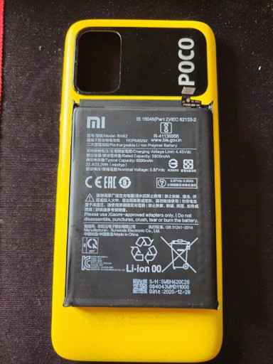 Zdjęcie oferty: Bateria oryginalna POCO M3 6000 mAh sprawna