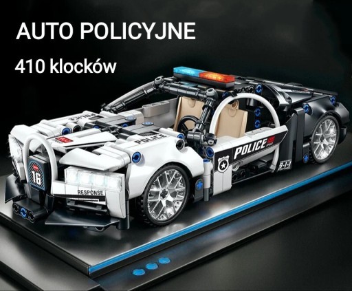 Zdjęcie oferty: Klocki Technics auto Policyjne 410 szt z napędem