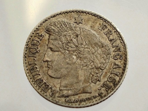 Zdjęcie oferty: 20 CENTIMES 1851 A