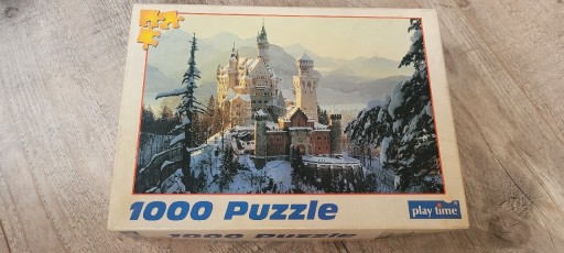 Zdjęcie oferty: Vintage Puzzle 1000 el. Zamek Neuschwanstein Play