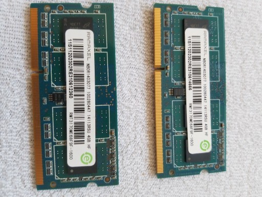 Zdjęcie oferty: PAMIĘĆ RAM DDR3L 2x4GB RAMAXEL