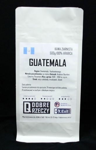 Zdjęcie oferty: Kawa ziarnista Gwatemala 500 g