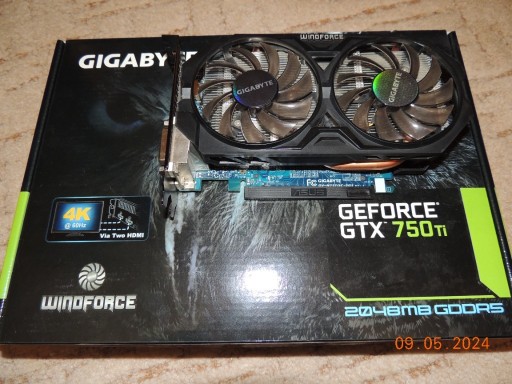 Zdjęcie oferty: Karta graficzna Gigabyte GeForce GTX 750 Ti 2 GB