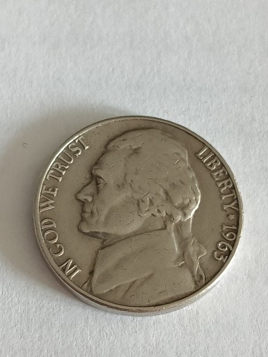 Zdjęcie oferty: USA 5 cent 1963 rok
