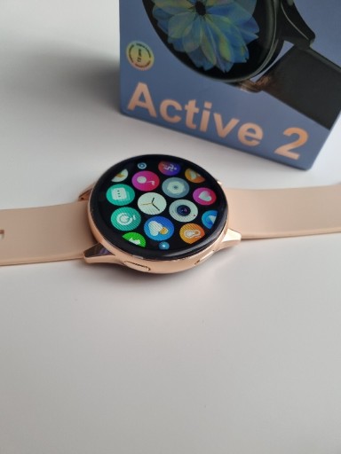 Zdjęcie oferty: Złoty smartwatch Active 2