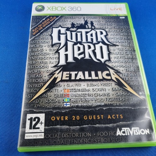 Zdjęcie oferty: Guitar Hero Metallica Xbox 360