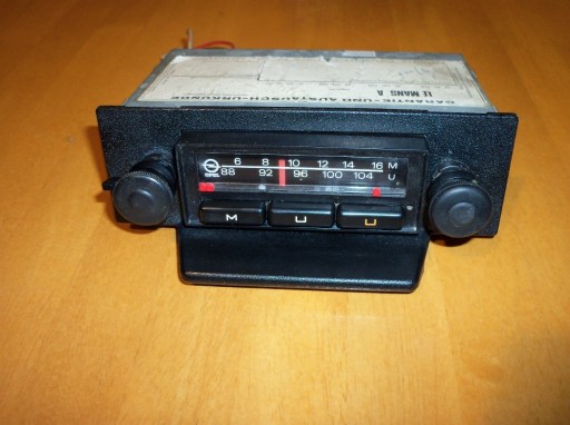 Zdjęcie oferty: radio samochodowe zabytek zabytkowe stare OPEL GM