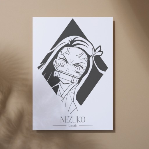 Zdjęcie oferty: Plakat A3 Nezuko - Demon Slayer Anime Manga #2