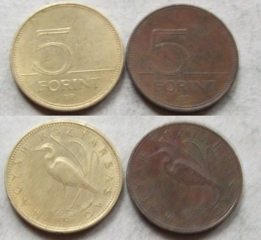 Zdjęcie oferty: 5 forint 1993 Węgry zestaw