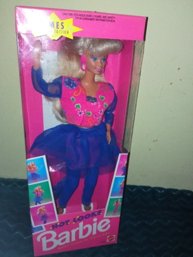 Zdjęcie oferty: Vintage 1991 Mattel Hot Looks Barbie  AMES 