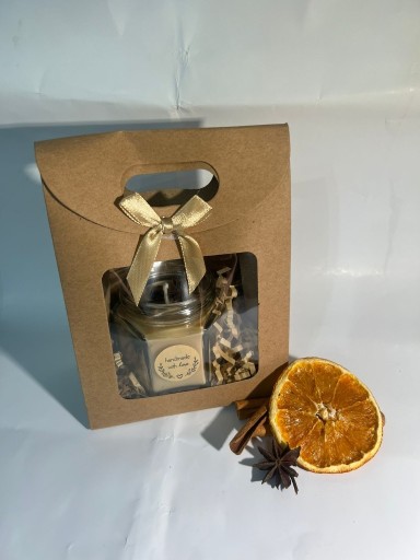 Zdjęcie oferty: Świeca w szkle handmade opakowanie prezentowe prezent