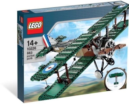 Zdjęcie oferty: KLOCKI LEGO CREATOR EXPERT ZESTAW SAMOLOT SOPWITH CAMEL 10226