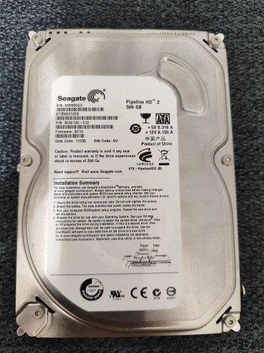 Zdjęcie oferty: Dysk twardy Seagate ST3500312CS 500GB SATA II 3,5"