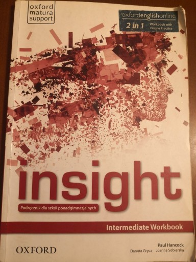 Zdjęcie oferty: Insight intermediate workbook