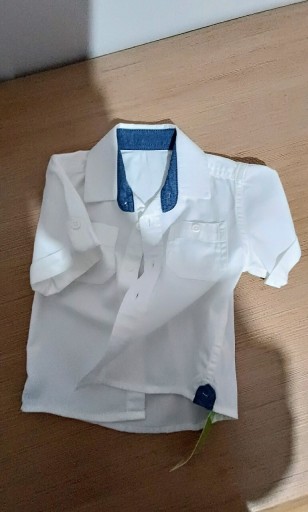 Zdjęcie oferty: Biała koszula Rebel nowa rozmiar 9-12 mies/80 cm