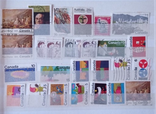 Zdjęcie oferty: Kanada zestaw znaczków kasowanych 