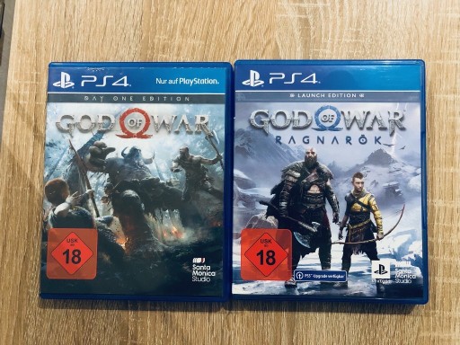 Zdjęcie oferty: God of War: Ragnarok PL PS4 (CUSA-34386) + God of War PL PS4 (CUSA-07410)