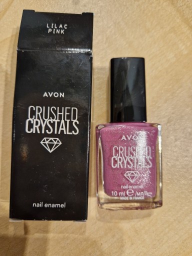 Zdjęcie oferty: Avon lakier z brokatem crushed crystals Lilac Pink