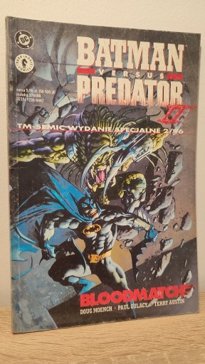 Zdjęcie oferty: Batman vs Predator - Praca zbior. / TM-Semic 2/96