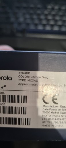 Zdjęcie oferty: Smartfon motorola e40