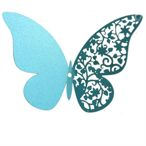 Zdjęcie oferty: Motyle 12 sztuk Niebieskie Motylki na ścianę