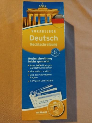 Zdjęcie oferty: Fiszki do języka niemieckiego | 800 karteczek