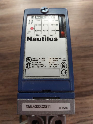 Zdjęcie oferty: Wyłącznik ciśnieniowy XMLA300D2S11 20-300 bar