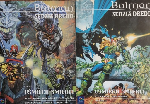 Zdjęcie oferty: Batman Sędzia Dredd - uśmiech śmierci, komplet