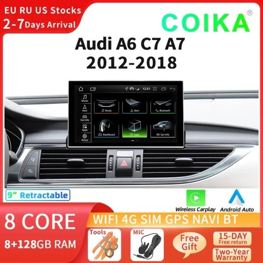 Zdjęcie oferty: Audi A6 C7 A7 WIFI 4G 8 + 128GB Carplay Ekran Doty