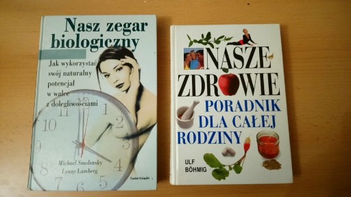 Zdjęcie oferty: 2 książki, poradniki zdrowego stylu życia 