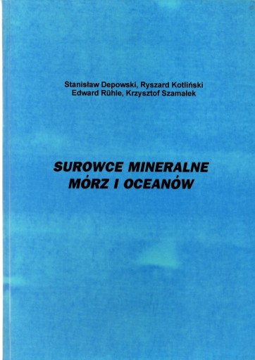 Zdjęcie oferty: Surowce mineralne mórz i oceanów