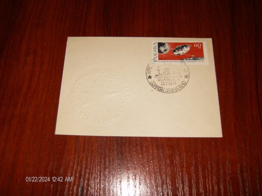 Zdjęcie oferty: Wystawa filatelistyczna kartka 1967 ze znaczkiem