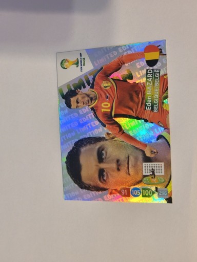 Zdjęcie oferty: Panini Eden Hazard Limited world cup 2014