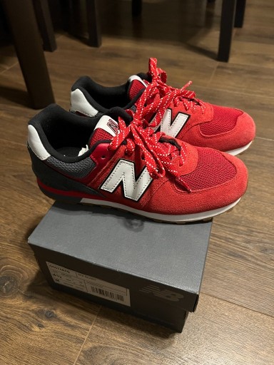 Zdjęcie oferty: Sneakersy New Balance GC574ATG czerwone rozm. 37