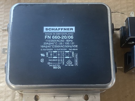 Zdjęcie oferty: Filtr sieciowy SCHAFFNER FN 660-20/06