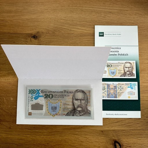 Zdjęcie oferty: 20zł Legiony banknot kolekcjonerski NBP PWPW UNC