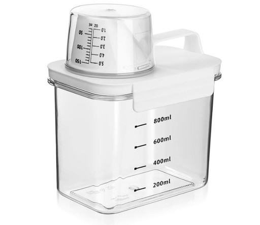 Zdjęcie oferty: Pojemnik na proszek do prania dozownik 1100 ml miarka