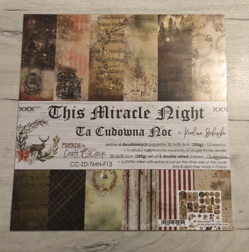 Zdjęcie oferty: „This Miracle Night” zestaw papierów