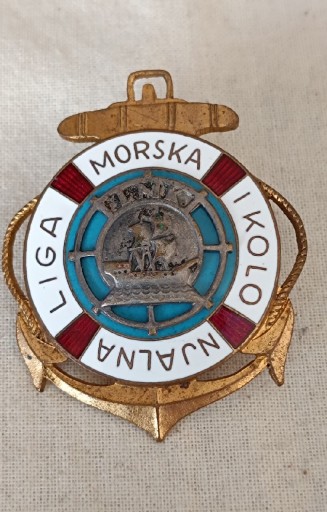 Zdjęcie oferty: Odznaka Liga Morska i Kolonialna 1918-1939