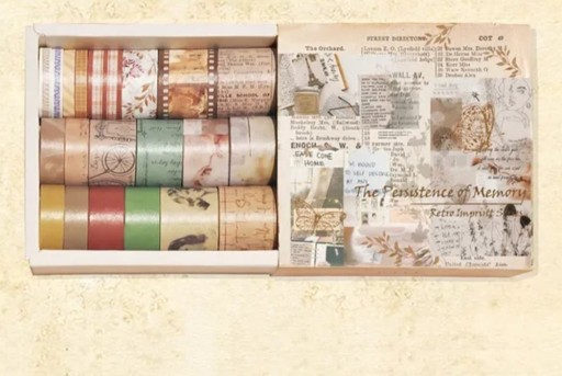 Zdjęcie oferty: Taśma Washi Tape 20 sztuk The Peristence of Memory