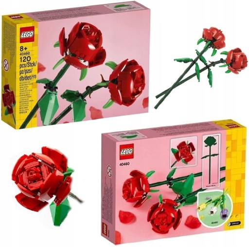 Zdjęcie oferty: LEGO  Róże 40460 IDEALNY PREZENT WALENTYNKOWY 
