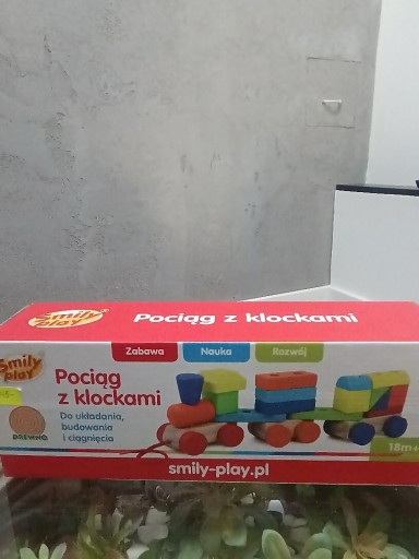 Zdjęcie oferty: Pociąg z klockami Smoły play