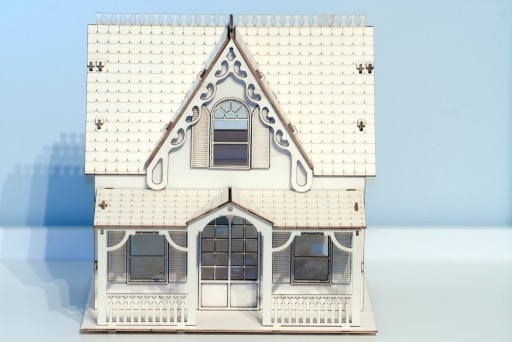 Zdjęcie oferty: Domek dla dziewczynek Drewniane puzzle 3D Zabawki