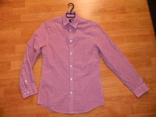 Zdjęcie oferty: H&M slimfit koszula w kratę roz S